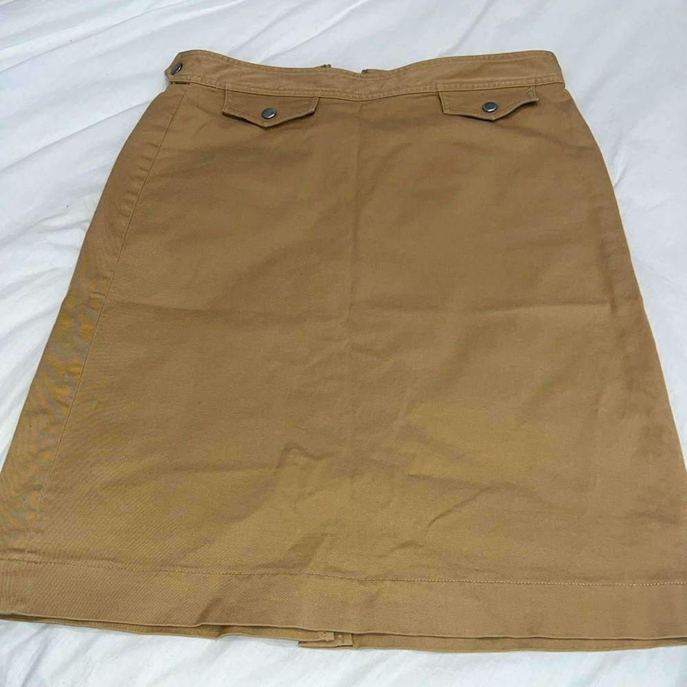 EUC Khaki Knee length skirt